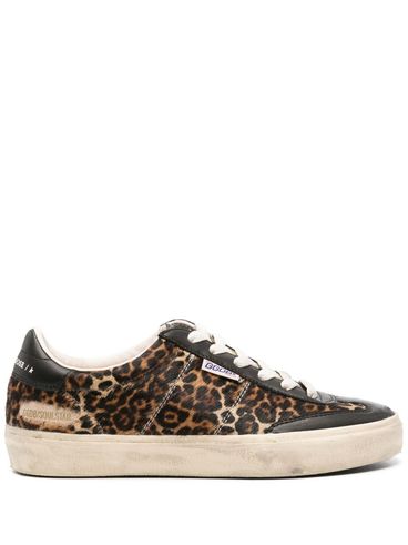 GOLDEN GOOSE - 'Soul-Star Horsy' sneakers with leopard print