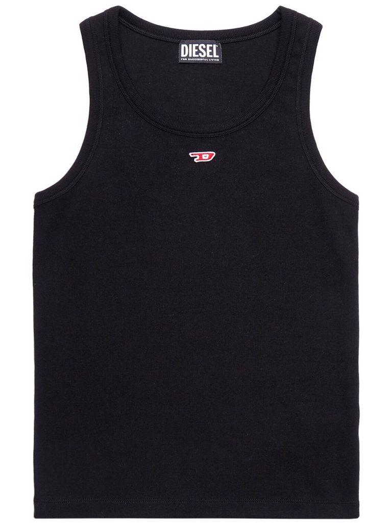 ★DIESEL★ Twillit Sleeveless T-Shirt Black A173200PHAL9XXA Men's T-shirt with slogan print | Black | Diesel