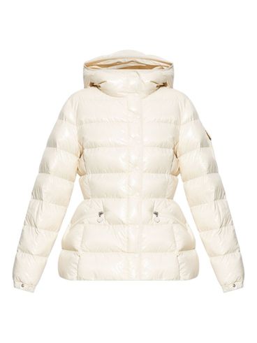 MONCLER - Piumino 'Barante' con cappuccio color crema