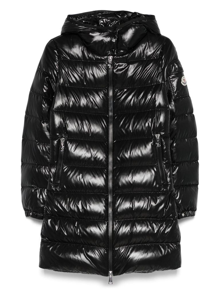 Glossy black 'Badia' gilet