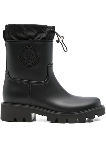 MONCLER - Black 'Kickstream' rain boots
