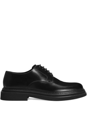 DOLCE & GABBANA - Scarpe 'Derby' in pelle di vitello spazzolata