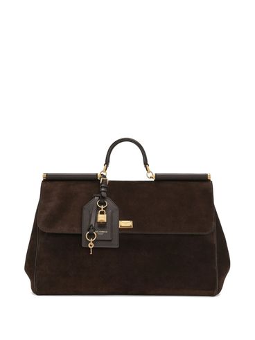 DOLCE & GABBANA - 'Sicily Soft Suede' tote bag
