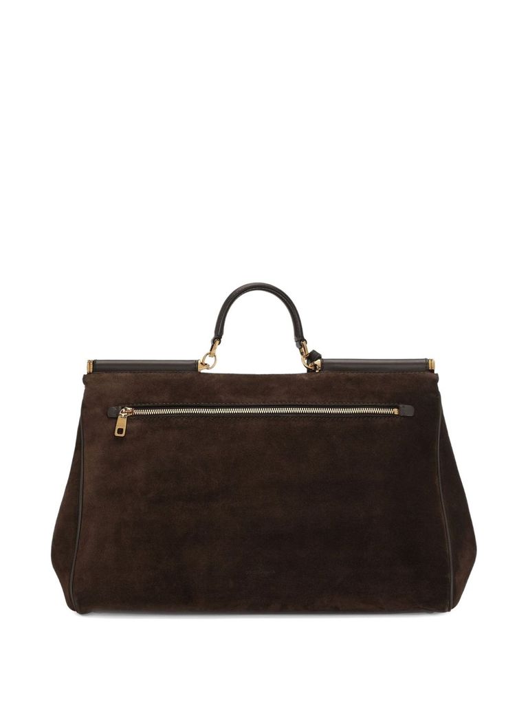 【関税＆送料込み】Dolce & Gabbana 'Sicily Soft Suede' Tote Sicily Soft Suede' tote bag