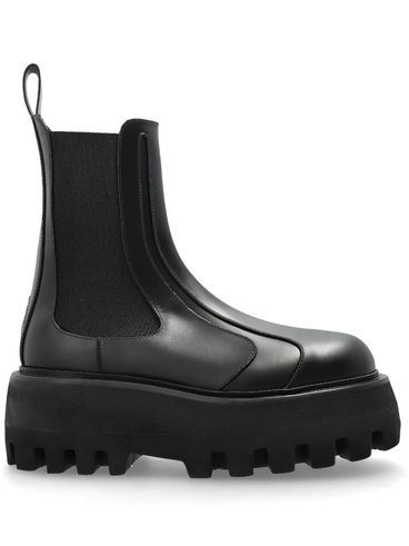 ALEXANDER McQUEEN - Stivaletti Chelsea in pelle nera