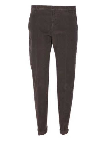 DONDUP - Pantaloni in velluto a coste marrone