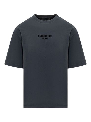 DSQUARED2 - T-shirt nera con logo