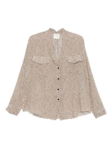 FORTE FORTE - Camicia 'My Shirt' con motivo a pois e tasche applicate