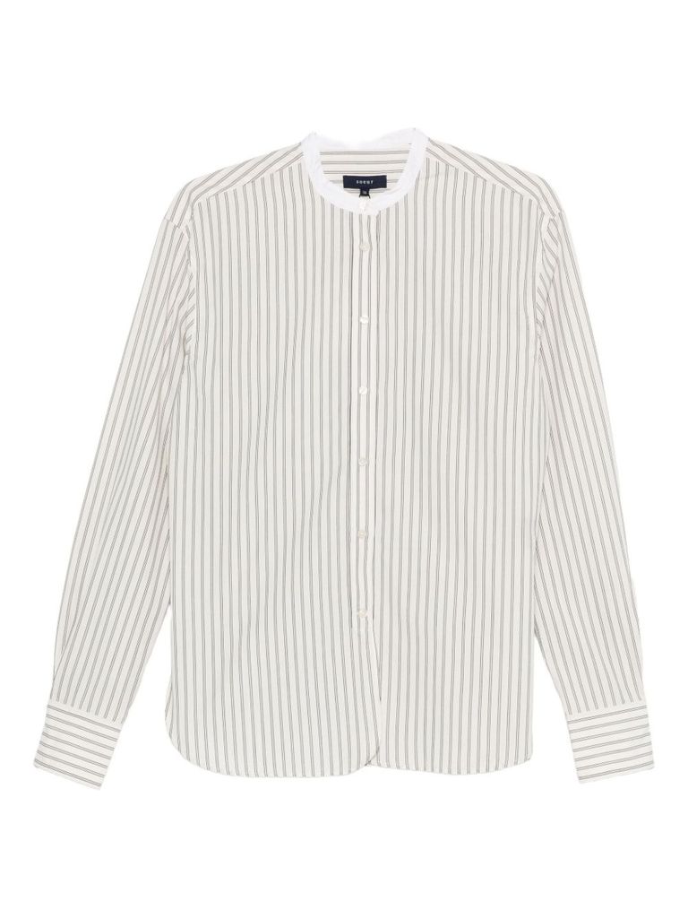Soeur Bermude Long-sleeved Shirt In White