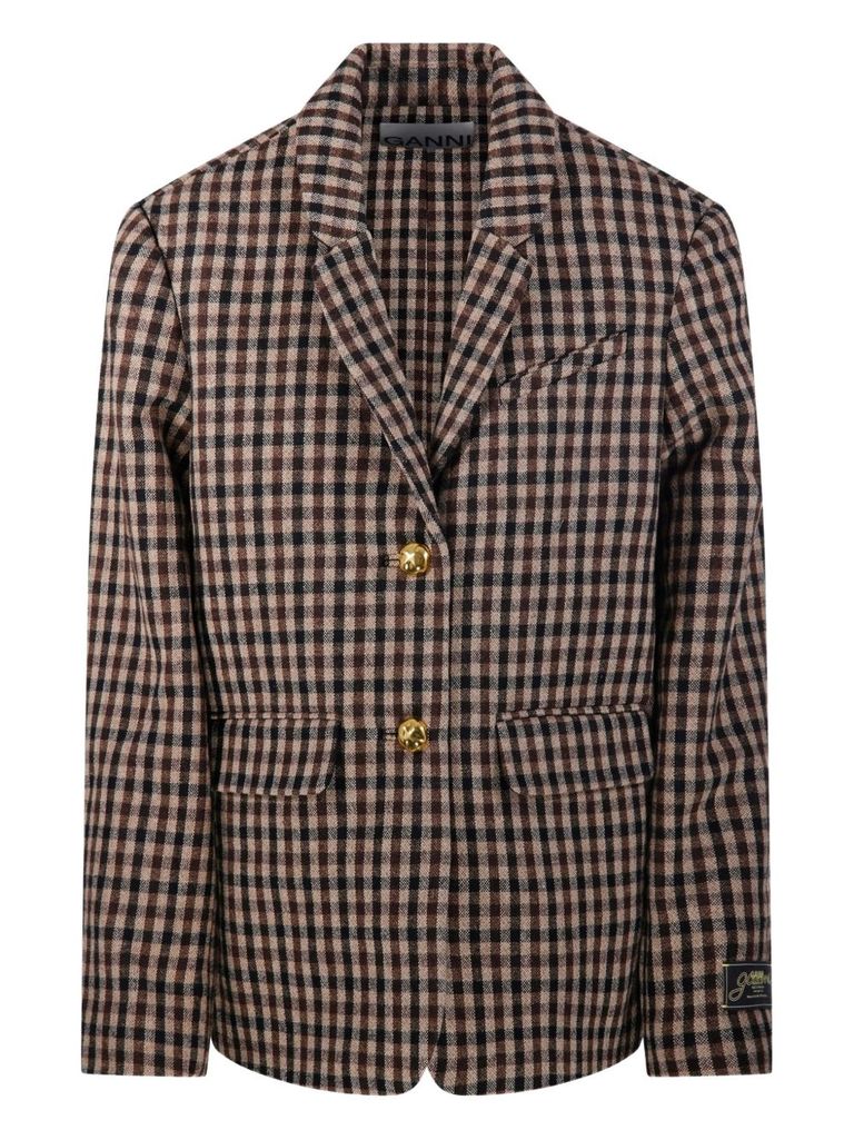 Max Mara Pianoforte Esopo Organza ジャケット Double-breasted silk organza blazer