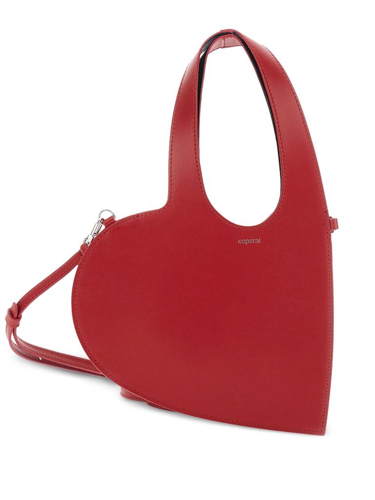 Coperni Heart-shaped Bag With Minimalist Design In Red