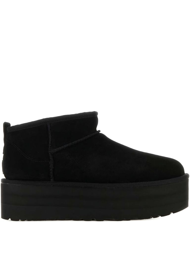 Ugg Classic Ultra Mini Platform Boots In Black