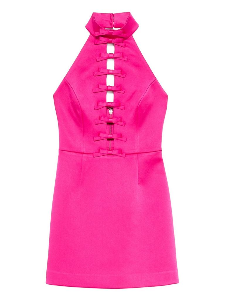 Rebecca Vallance Short Dress With Halter Neckline In Pink