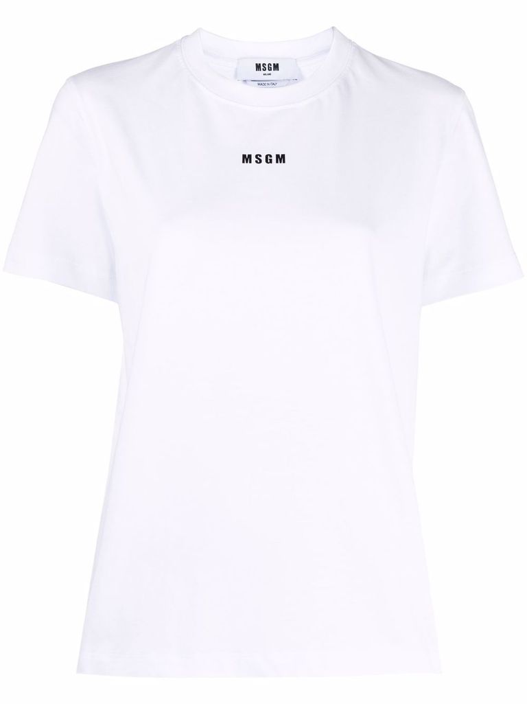 Msgm Cotton Jersey T-shirt In White