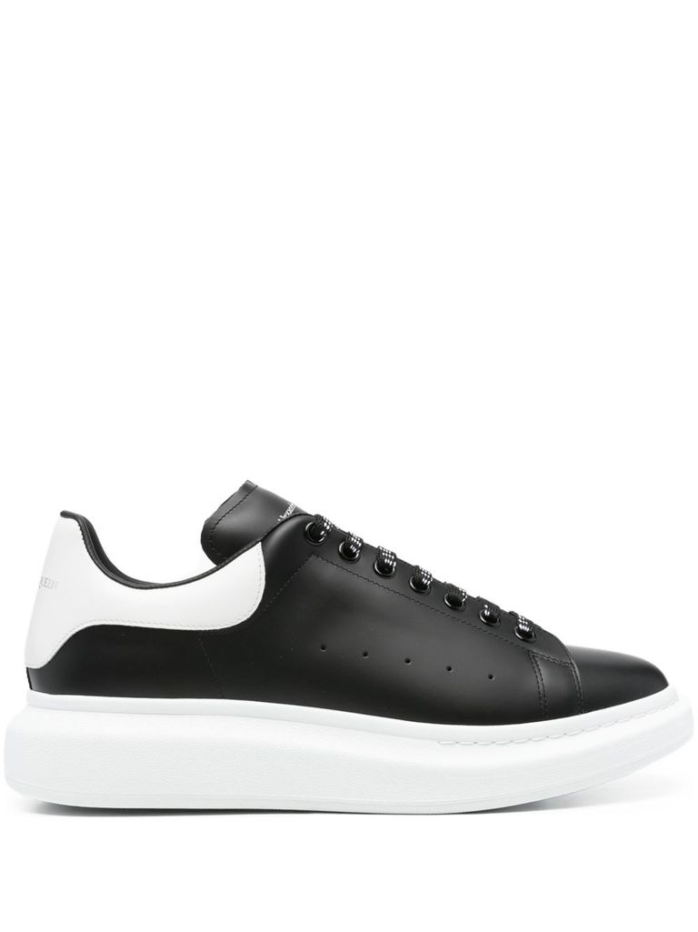 Alexander Mcqueen Men Low-top Leather Sneakers In Animal Print