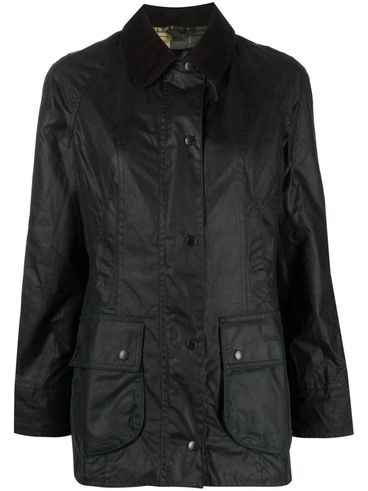 BARBOUR - Giacca 'Beadnell' cerata con colletto classico