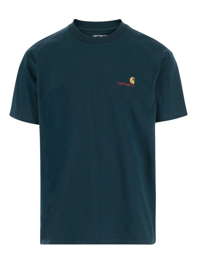 Carhartt Wip Short-sleeve Script T-shirt In Multi