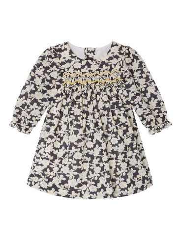 BONPOINT - Black 'Jailys' dress with floral print