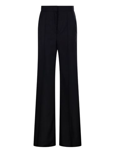 MAX MARA - Pantalone 'Fernet' in tela di pura lana leggera vita