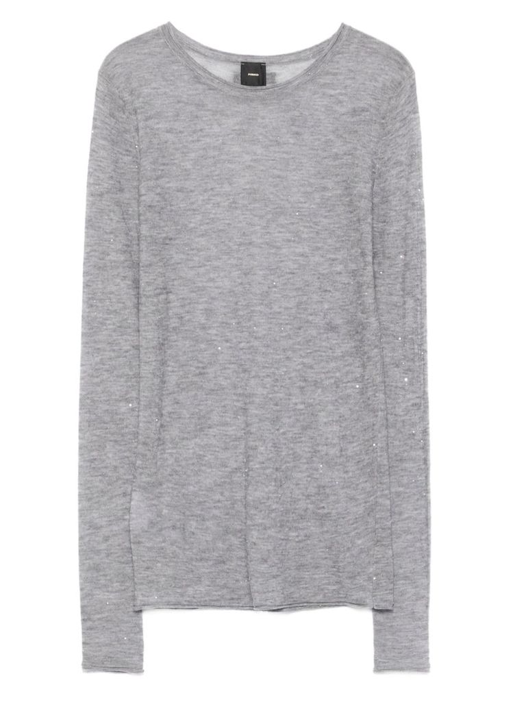 Pinko Pico Sweater In Gray