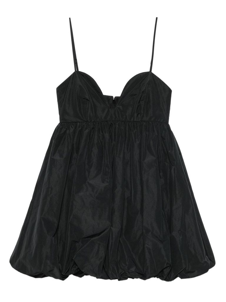 Pinko Sweetheart-neckline Mini Dress In Black