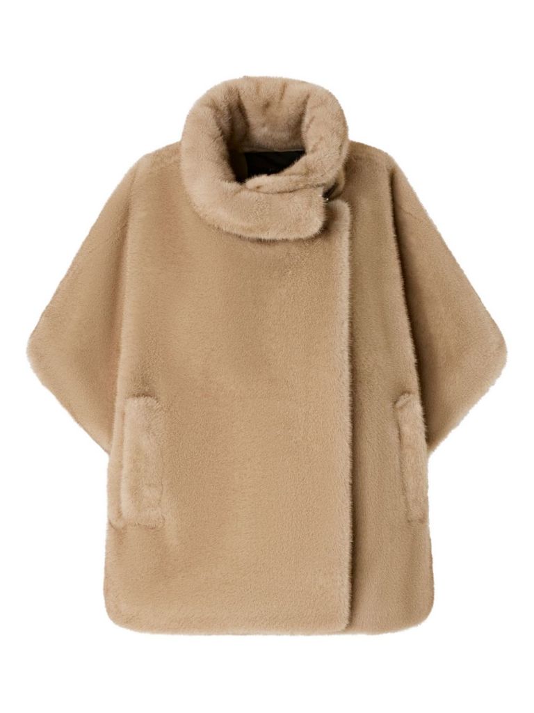 Pinko 'comodino' Short Cape In Sand