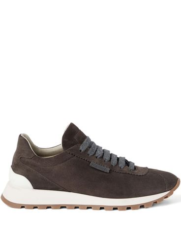 BRUNELLO CUCINELLI - Suede sneakers