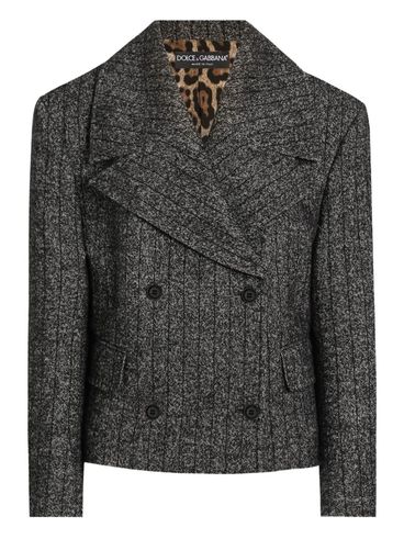 DOLCE & GABBANA - Giacca doppiopetto gessata