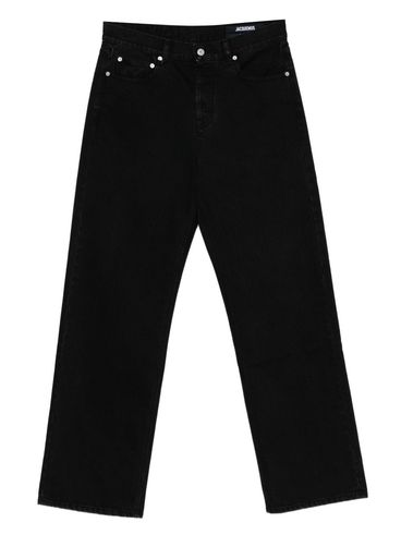 JACQUEMUS - Jeans dritti in denim 'de-Nîmes'
