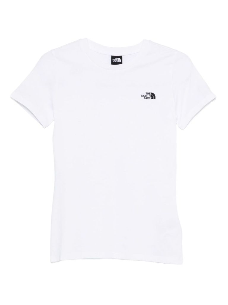 The North Face Short-sleeved T-shirt With Logo In White