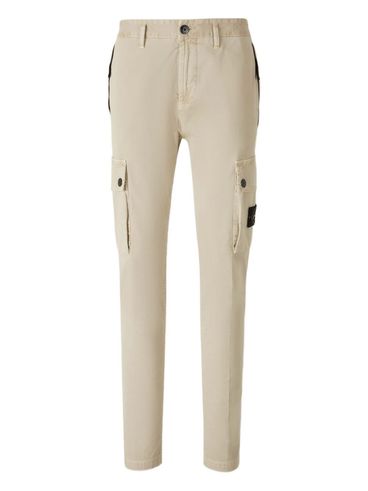 STONE ISLAND - Pantaloni cargo affusolati