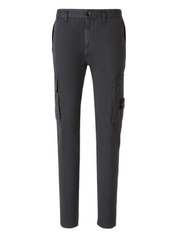 STONE ISLAND - Pantaloni cargo affusolati