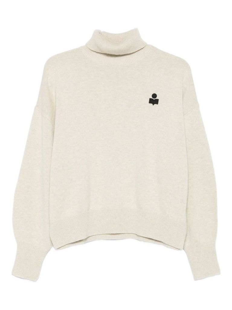 Isabel Marant Étoile Marant Etoile Women Grey Cotton And Wool Nasha Sweater In Neutral