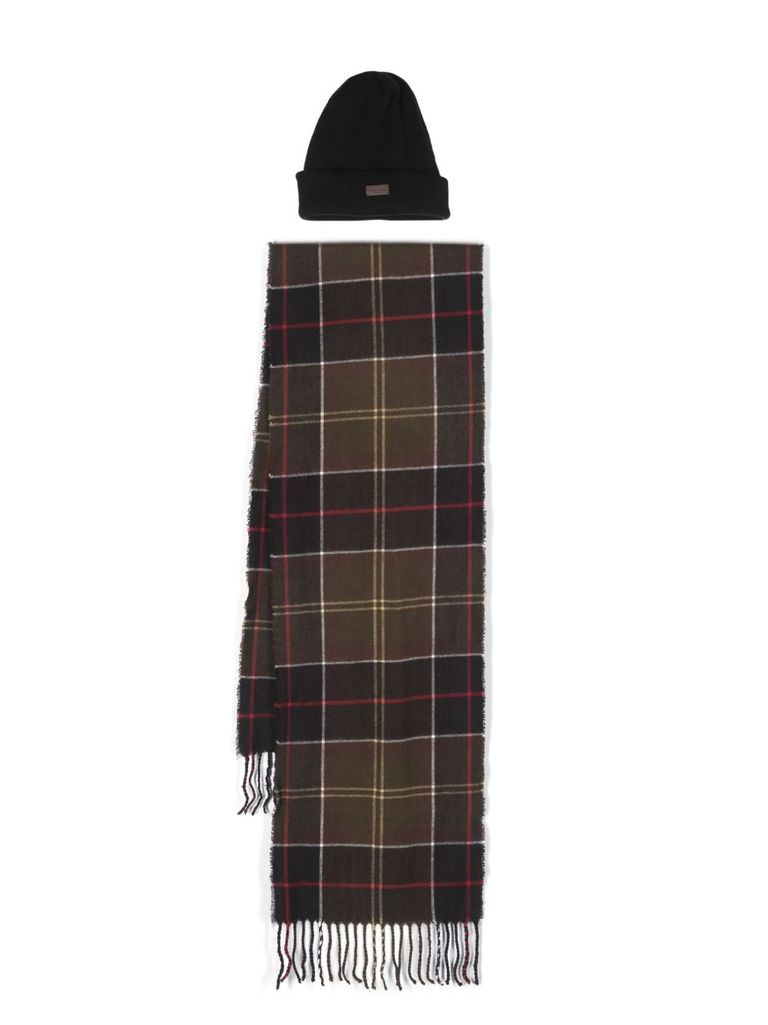 Barbour Scarfs Brown In Green