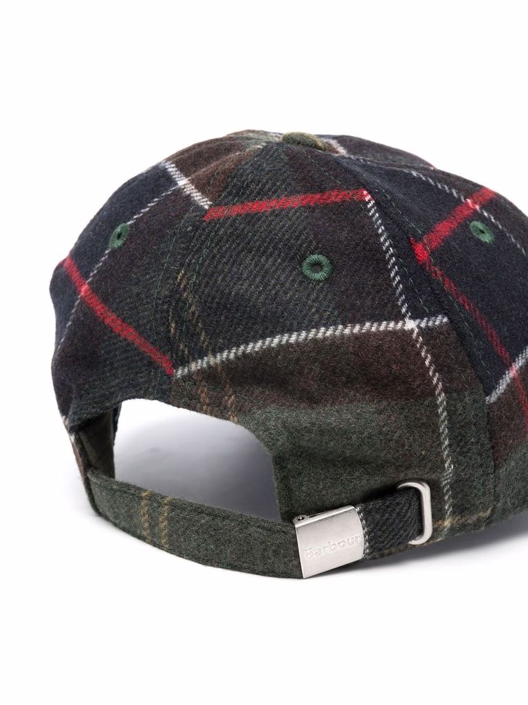 Barbour Galingali Scottish Waxed Peaked Hat In Black