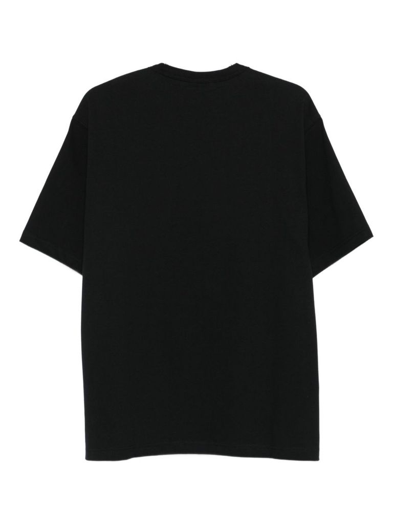 The North Face Cotton Crew Neck T-shirt In Black