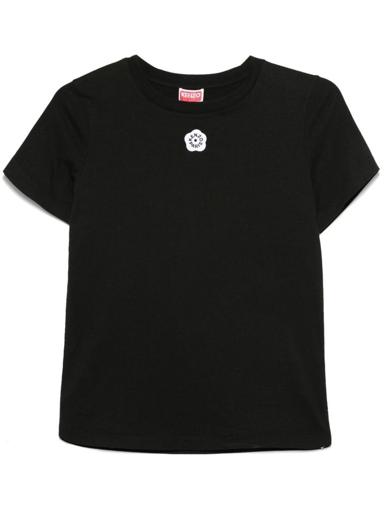 Kenzo Gots Boke Flower 2.0 Embroider Classic T-shirt In Black
