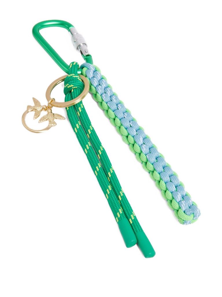 Pinko 'knot Keychain' Key Ring In Multi