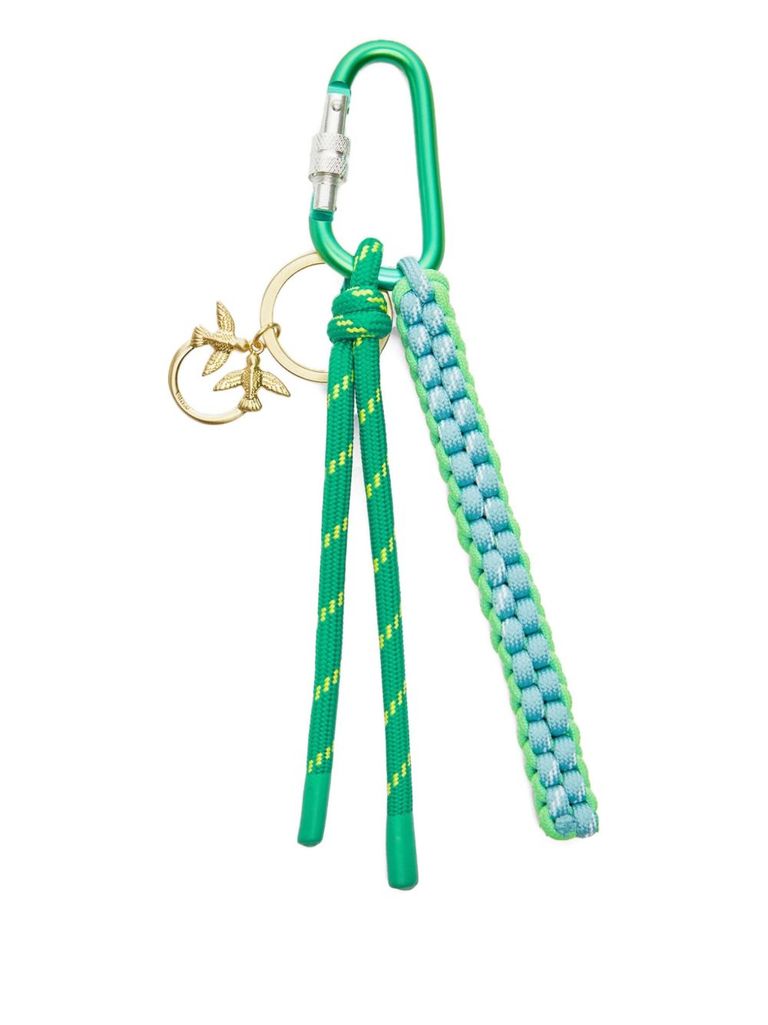 Pinko 'knot Keychain' Key Ring In Multi