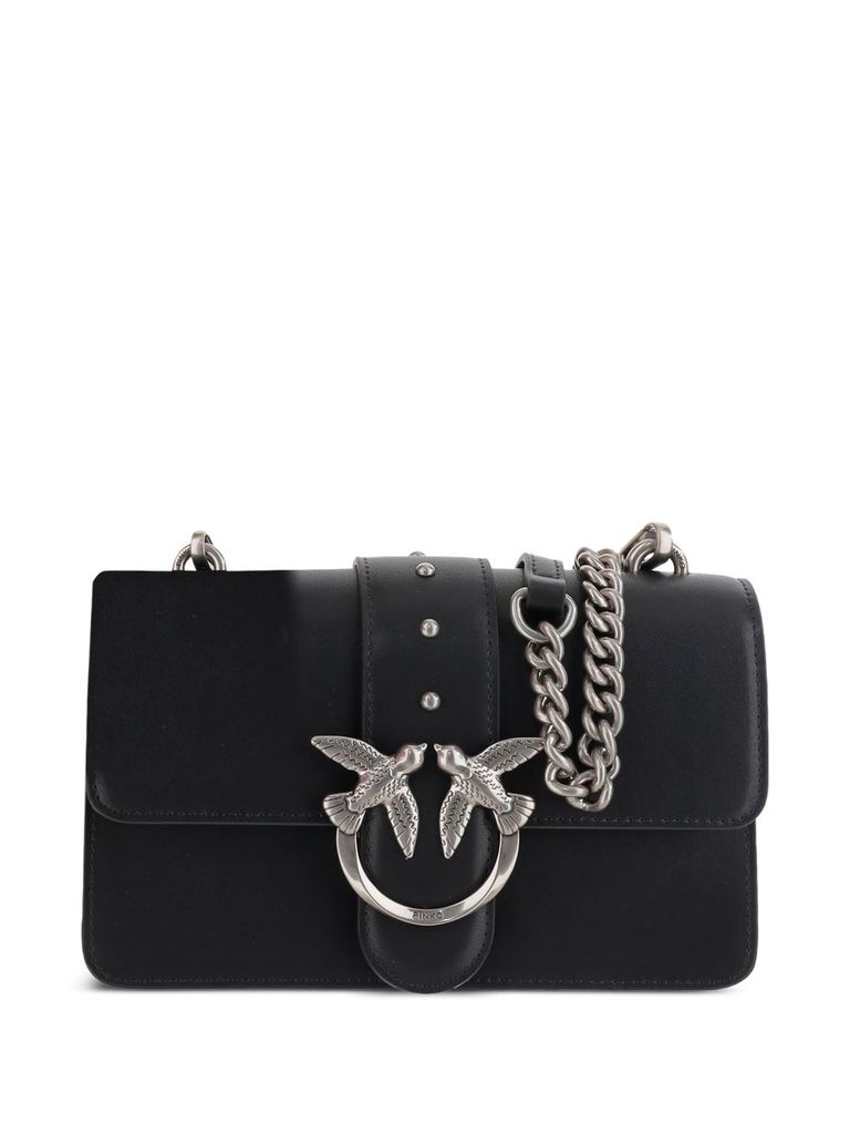 Pinko Love One Mini Crossbody Bag In Black