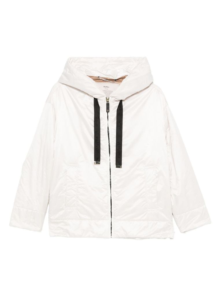 Max Mara The Cube 'daria' Short Down Jacket In Neutral