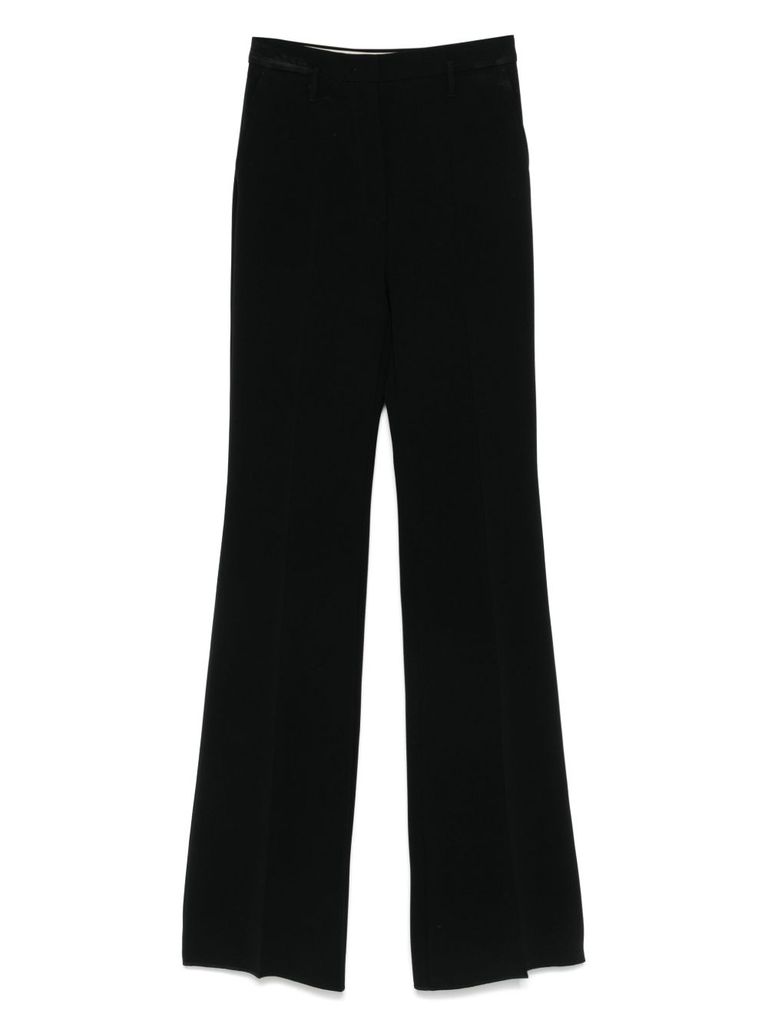 Max Mara Flared 'alabama' Trousers In Black