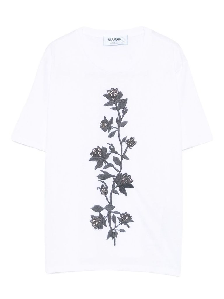 Blugirl T-shirt With Print In White