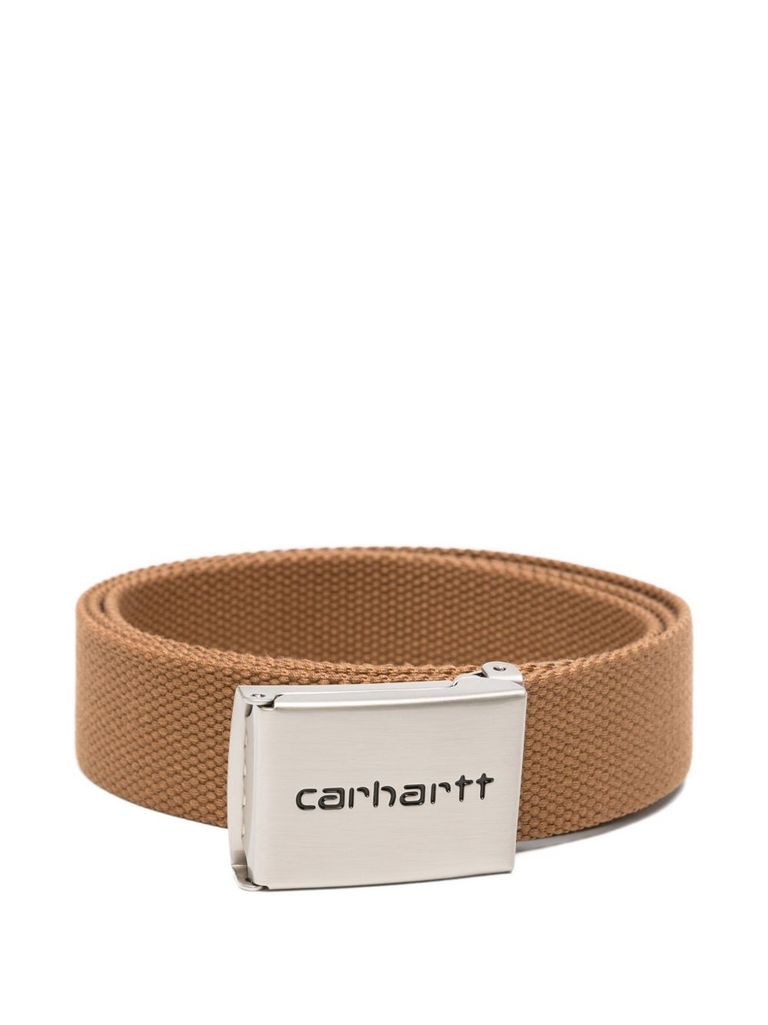 Carhartt Chrome Clip Belt In Brown
