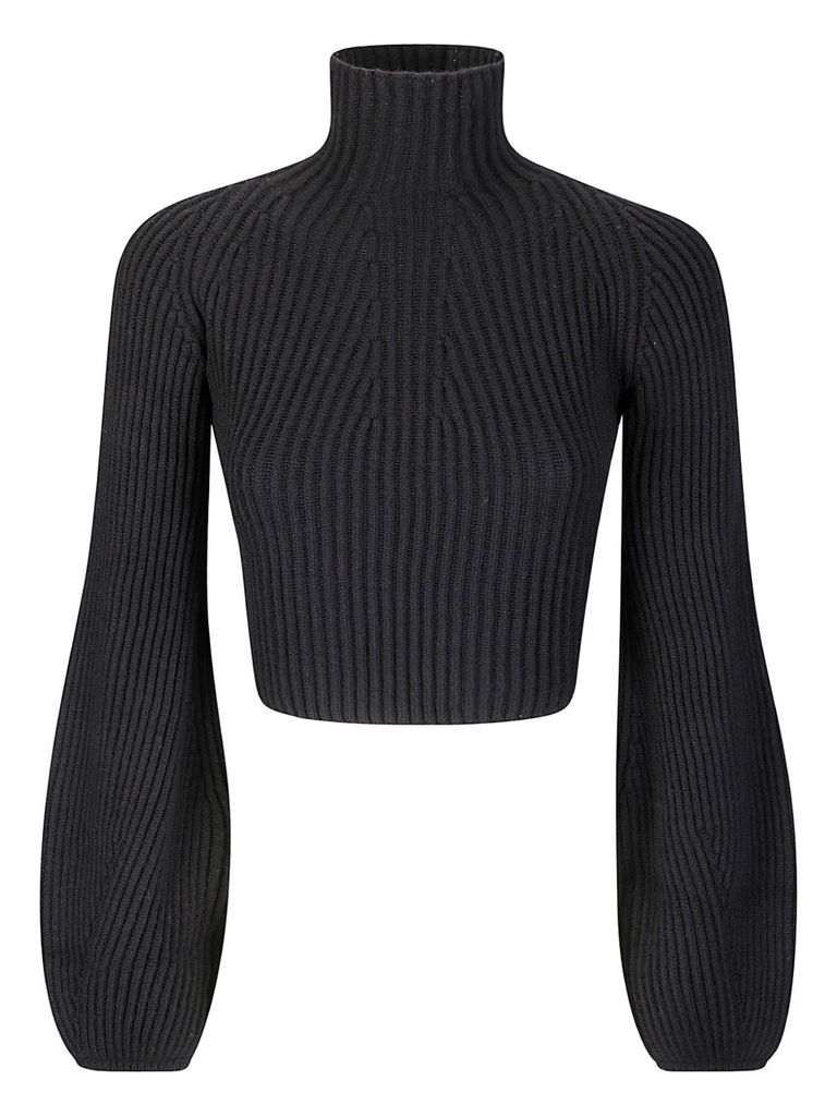 Sportmax Turtleneck Sweater In Black