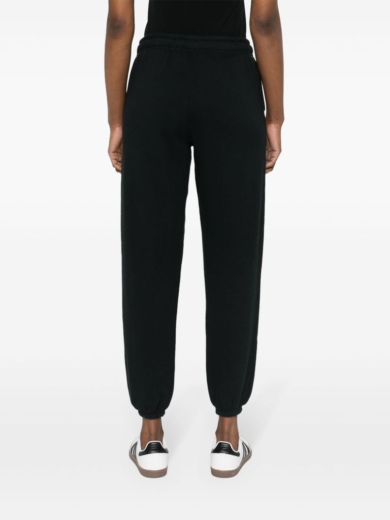 Polo Ralph Lauren Relaxed Fit Ankle-length Trousers With Adjustable Drawstring In Black
