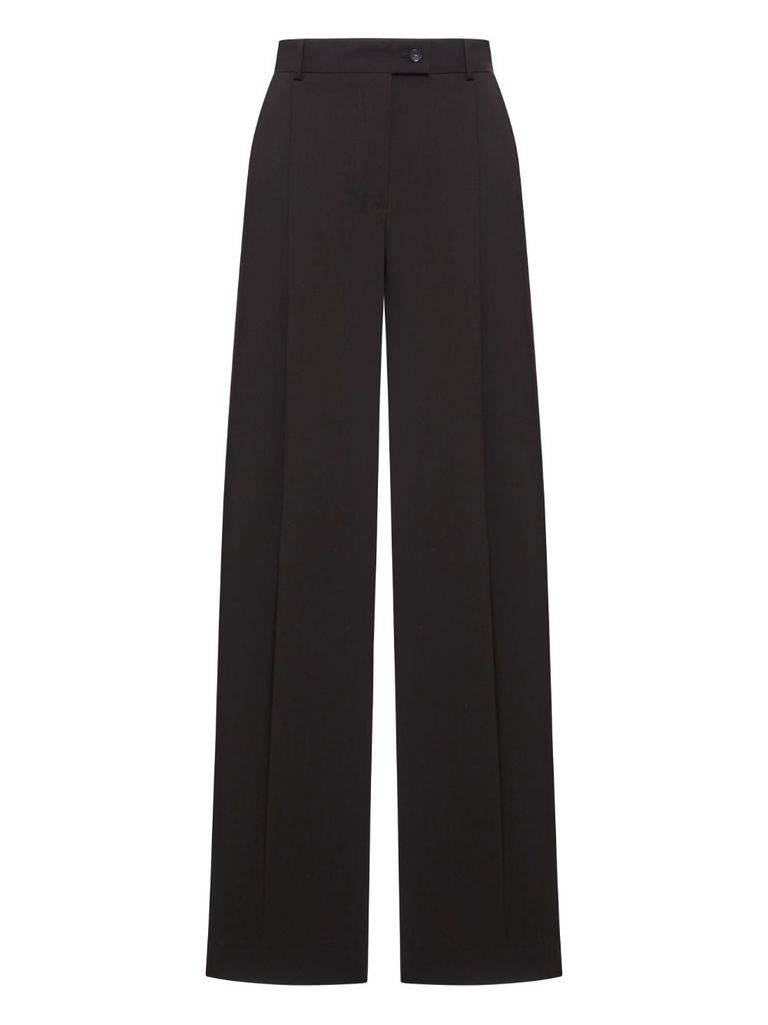 Sportmax Tailored Sailing Trousers In Black
