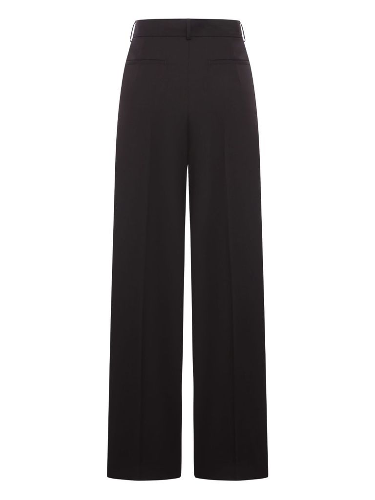 Sportmax Tailored Sailing Trousers In Black
