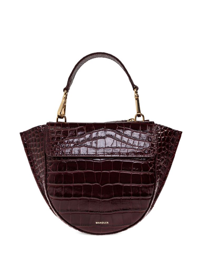 Wandler Crocodile-embossed Tote Bag In Red