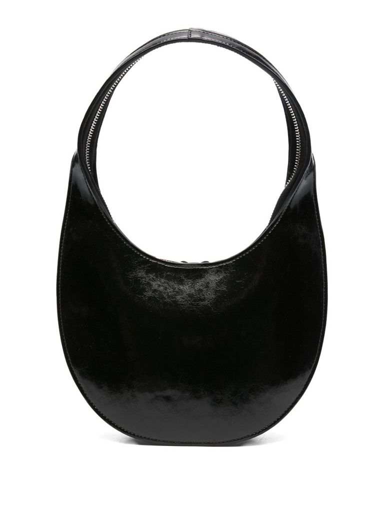 Coperni Crescent Zip Tote Bag In Black